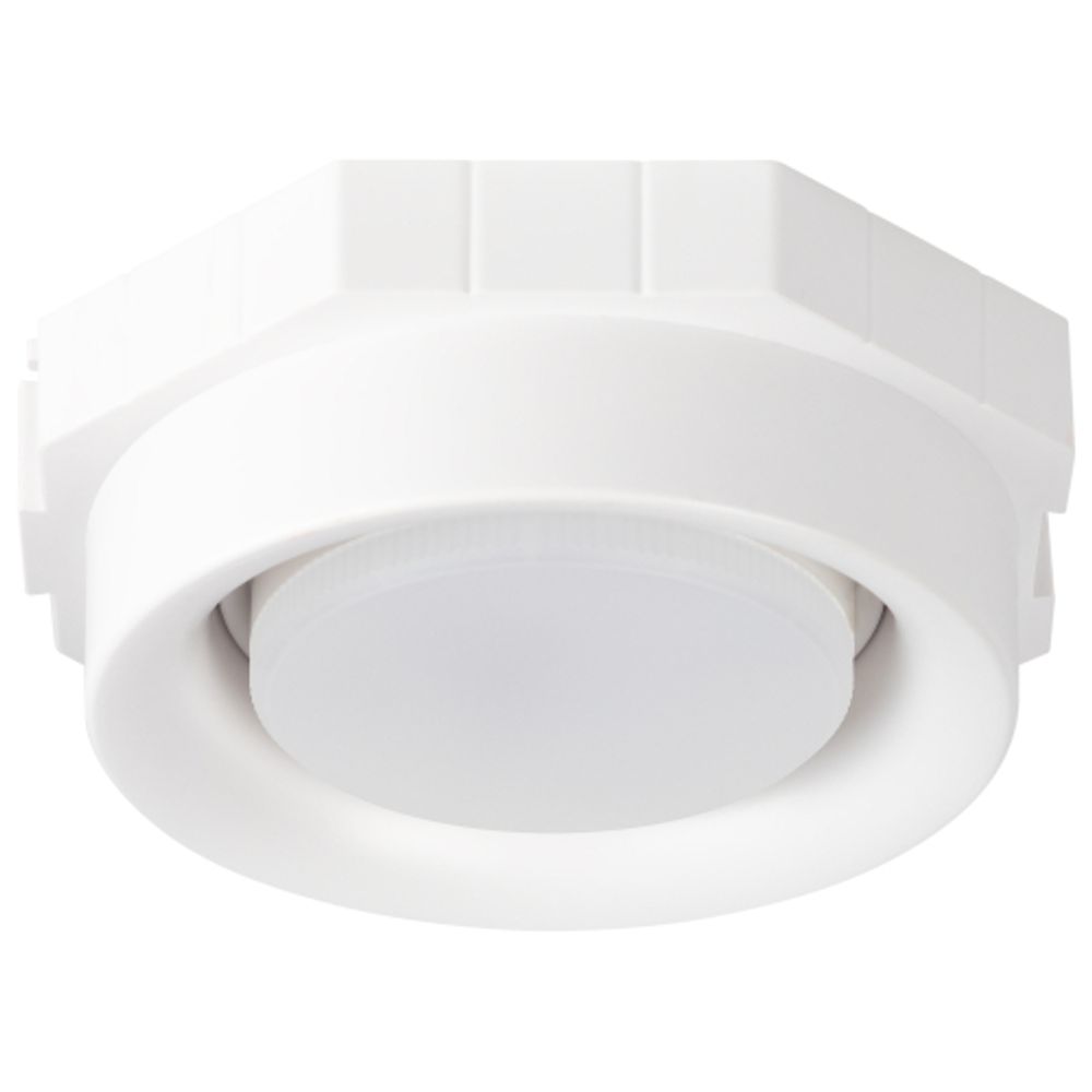 Светильник встраиваемый декоративный ЭРА KL117 WH под лампу GX53 белый