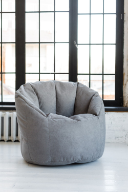 Кресло Пенек Зефир Светло-Серый