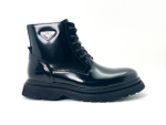 Ботинки Prada Brushed leather combat