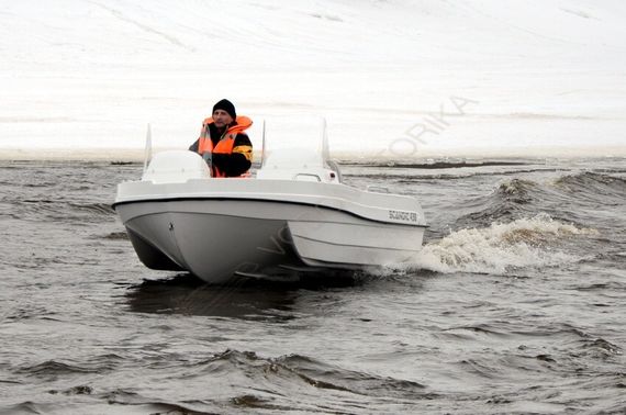 Стеклопластиковая моторная лодка SCANDIC HAVET 430 DС