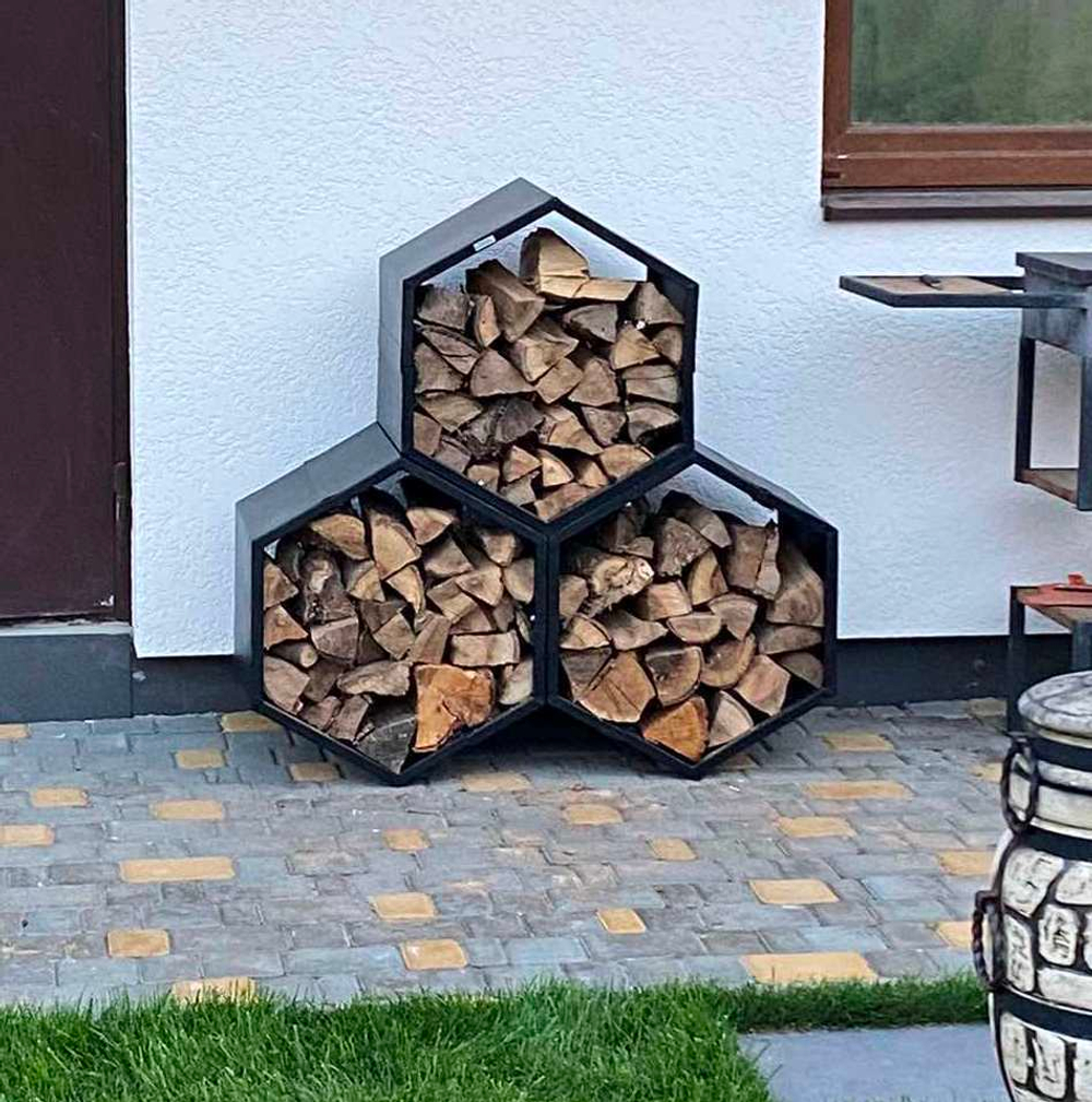 Уличная дровница Firewood W-03, 65 см