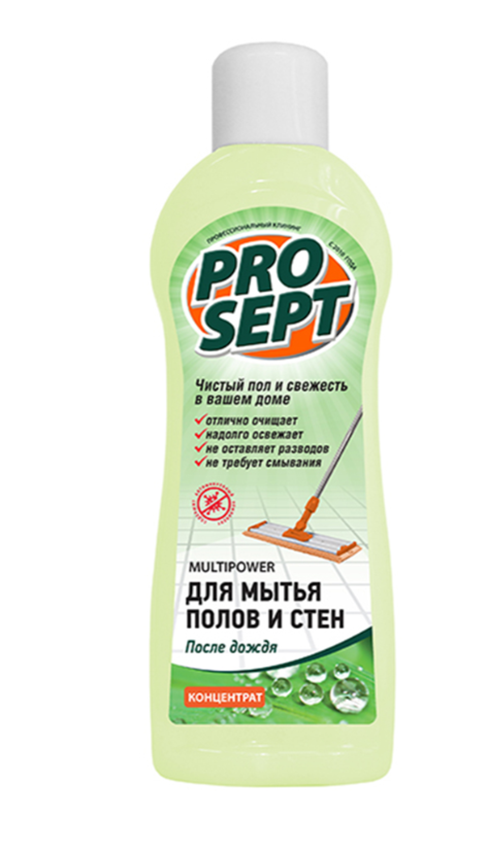 Средство для мытья полов Prosept Multipower , концентрат, 800 мл