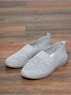 Мокасины летние текстильные