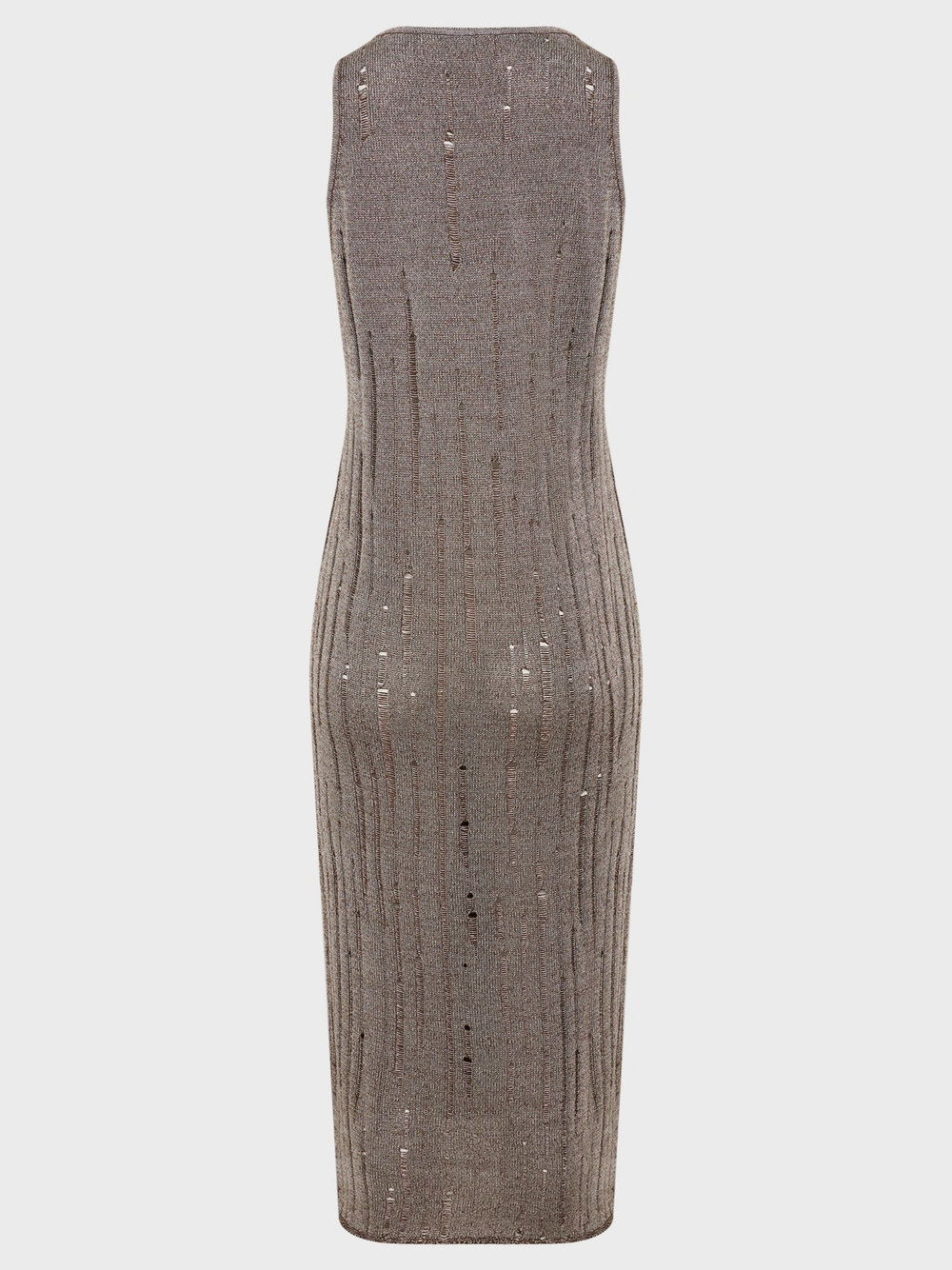 Платье-майка вязаное с люрексом
