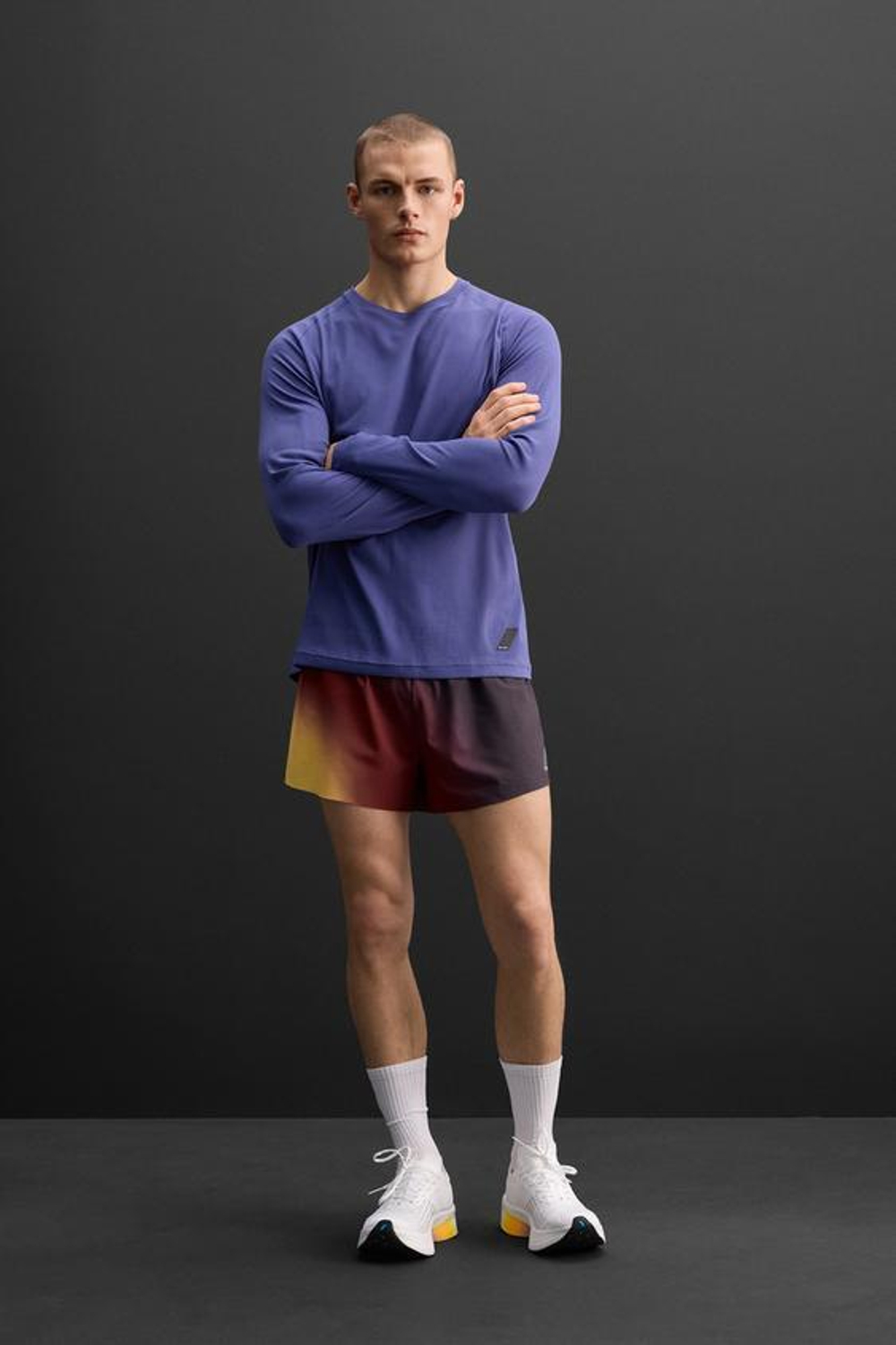 ZARA ШОРТЫ ДЛЯ БЕГА 3”, ОТТЕНОК КОРИЧНЕВОГО