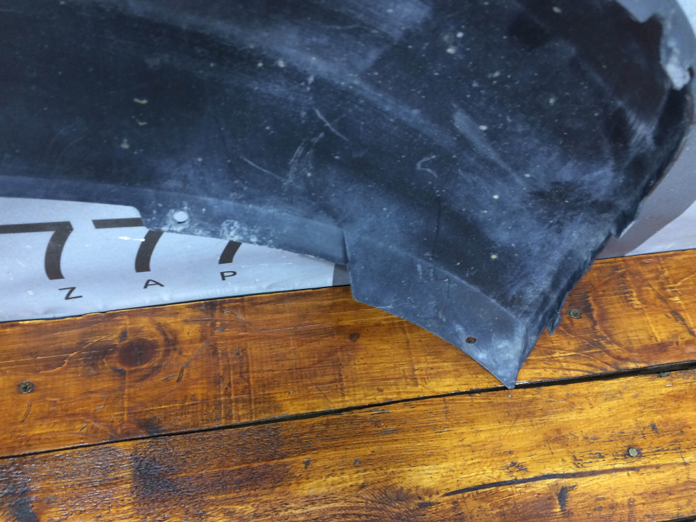 Юбка заднего бампера Skoda Rapid 1 12-20 Б/У Оригинал 5JH807521