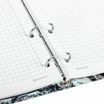 Тетрадь на кольцах А5 160х212 мм, 120 листов, картон, матовая ламинация, клетка, BRAUBERG, "Relax", 404725