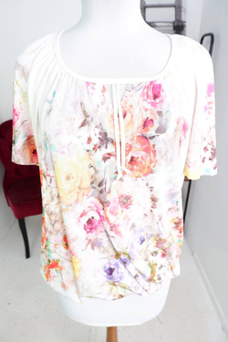 Блузка Steilmann цветочная, маркировка 38, визуально на 52 размер