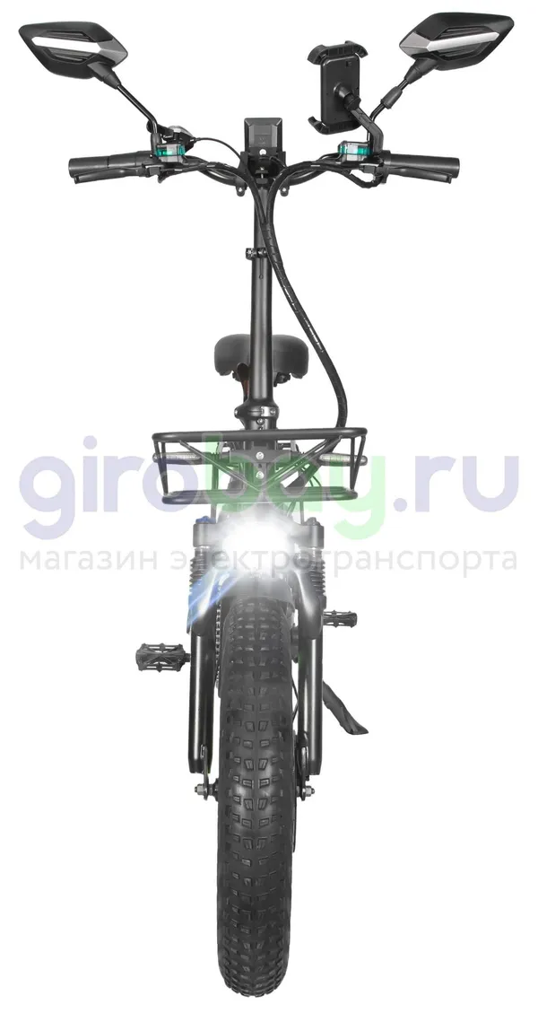 Электровелосипед Syccyba F11 Pro (48V/20Ah) - Салатовый обод фото №13