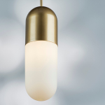 690113 Подвес RAMO 1х40W E27 ШАМПАНЬ/БЕЛЫЙ