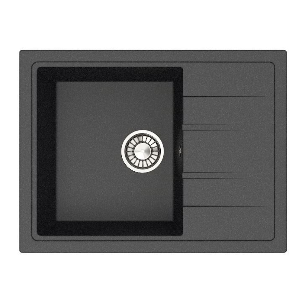 Кухонная мойка GLANZ J150-G32 575x470мм Антрацит