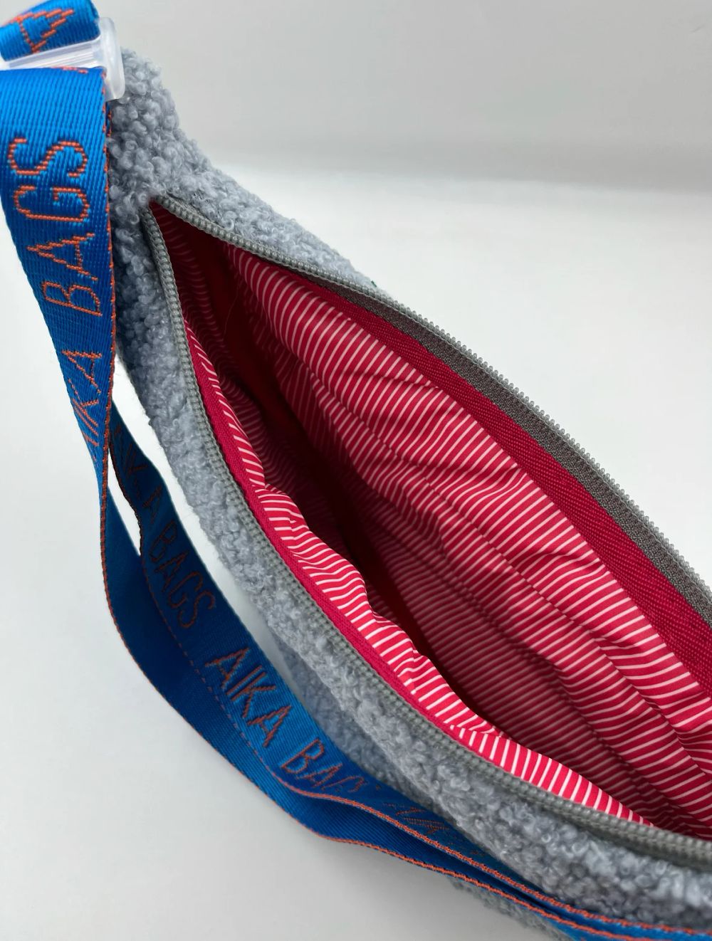 Сумка Aika Bags Долька Мини из барашков мышка с синим