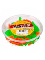 Твистер несъедобный Helios Credo 2,35"/6,0 см Lime 30шт. (HS-10-008-N-30)