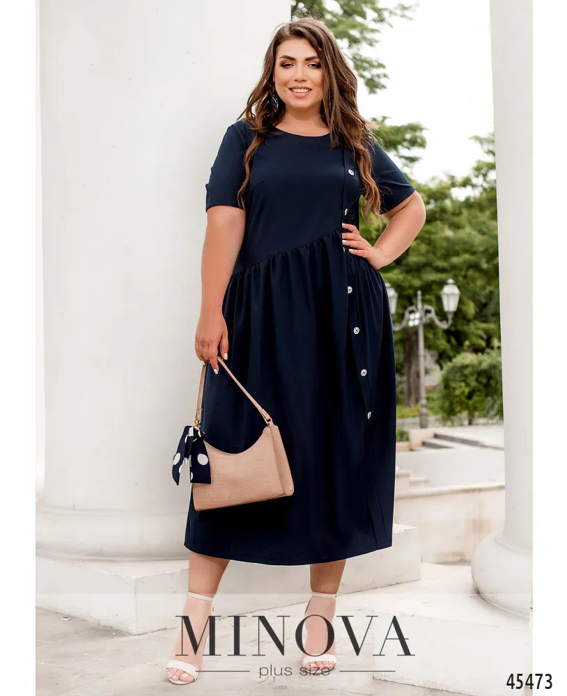 Платье 8-311-Синий Minova