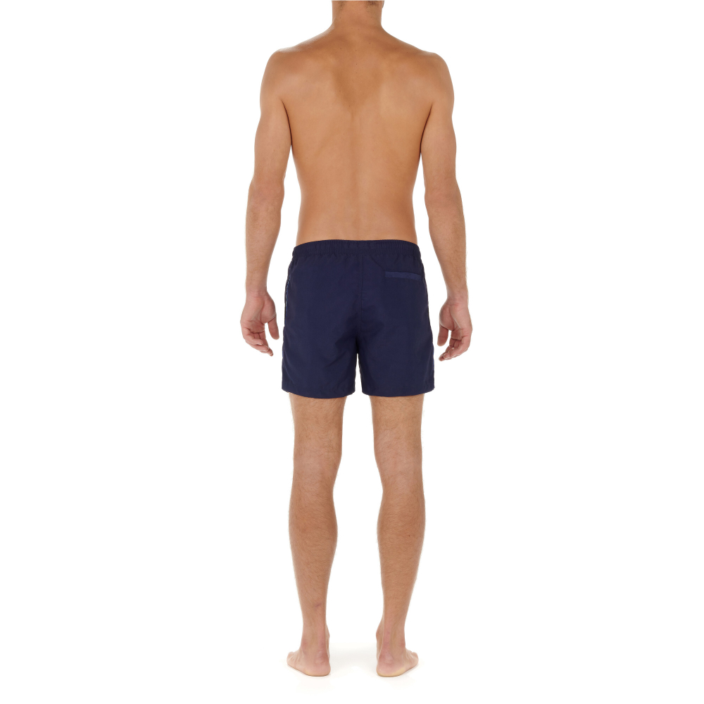 Мужские плавательные шорты темно-синие HOM SEA LIFE Beach Boxer 402537_4000RA