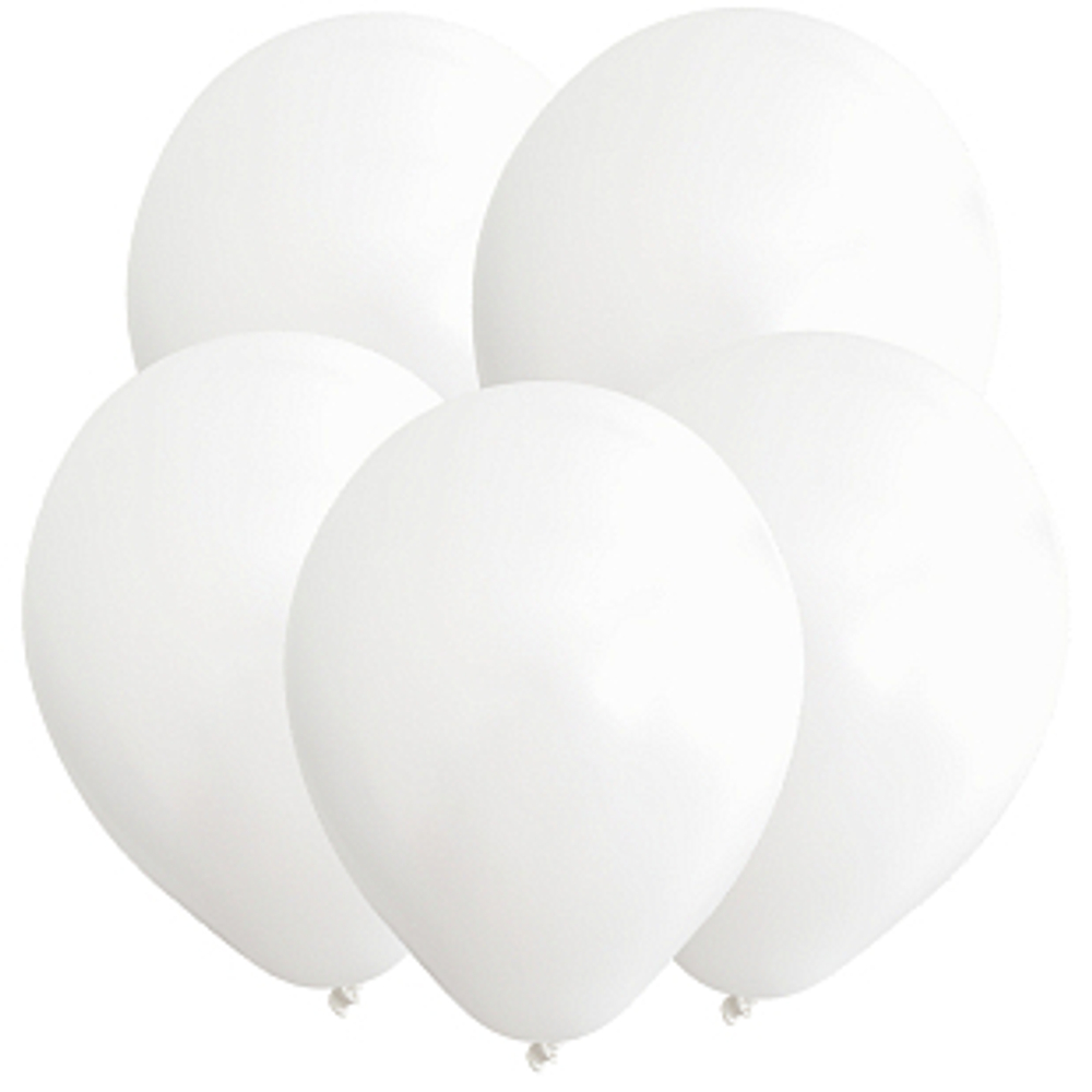 Т 18"/45 см, Пастель, Белый (White), 5 шт.