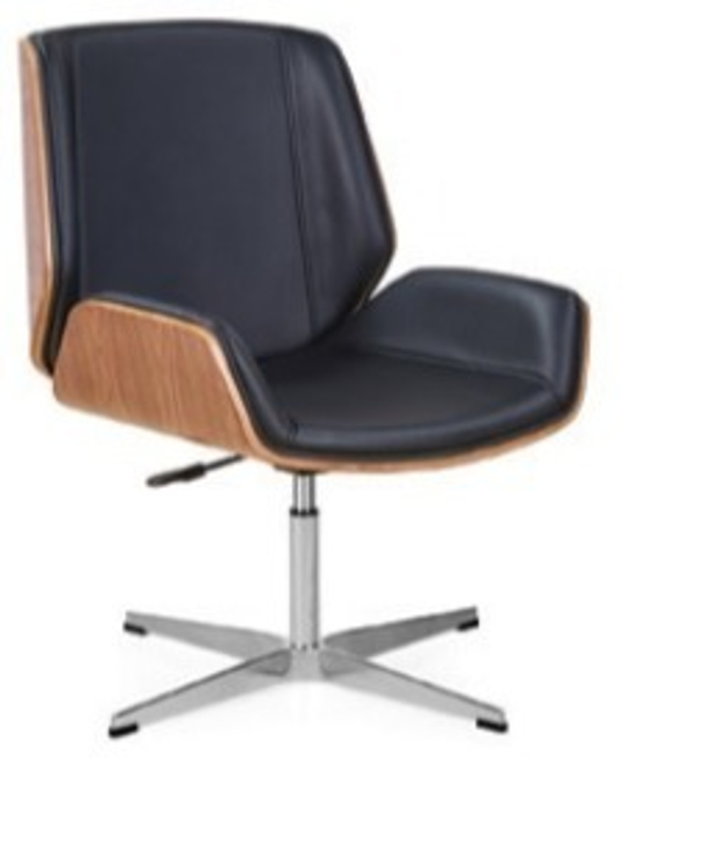 Кресло офисное 2388B-1 582045 Black color LEATHER