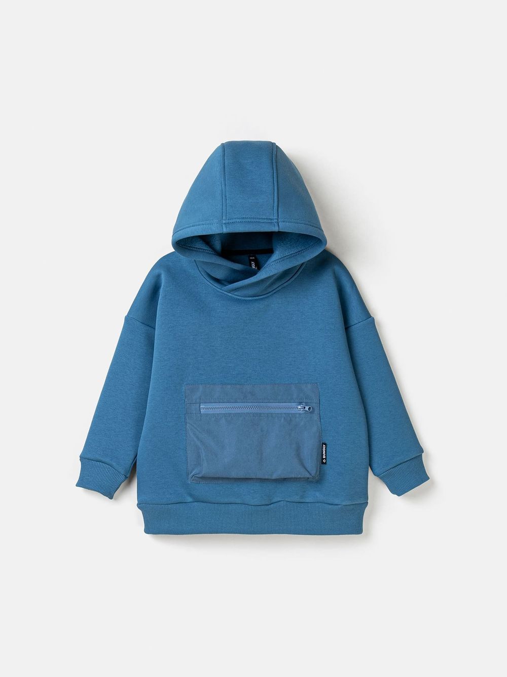 Костюм с худи "Деним" утепленный