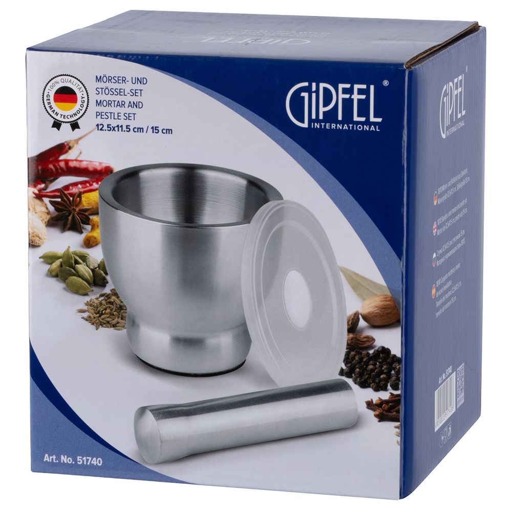 Ступка с пестиком Gipfel 51740 12,5х11,5 см
