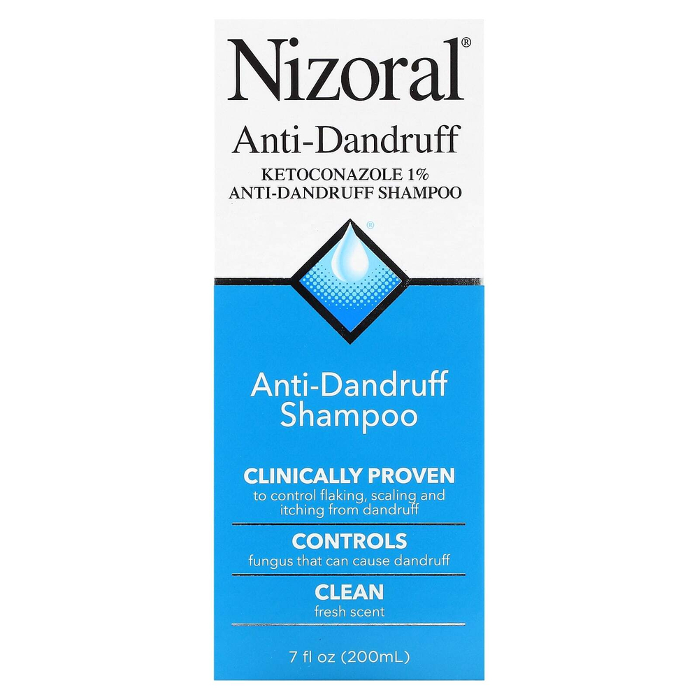 Nizoral, Шампунь против перхоти, Clean Fresh, 200 мл (7 жидк. унц.)