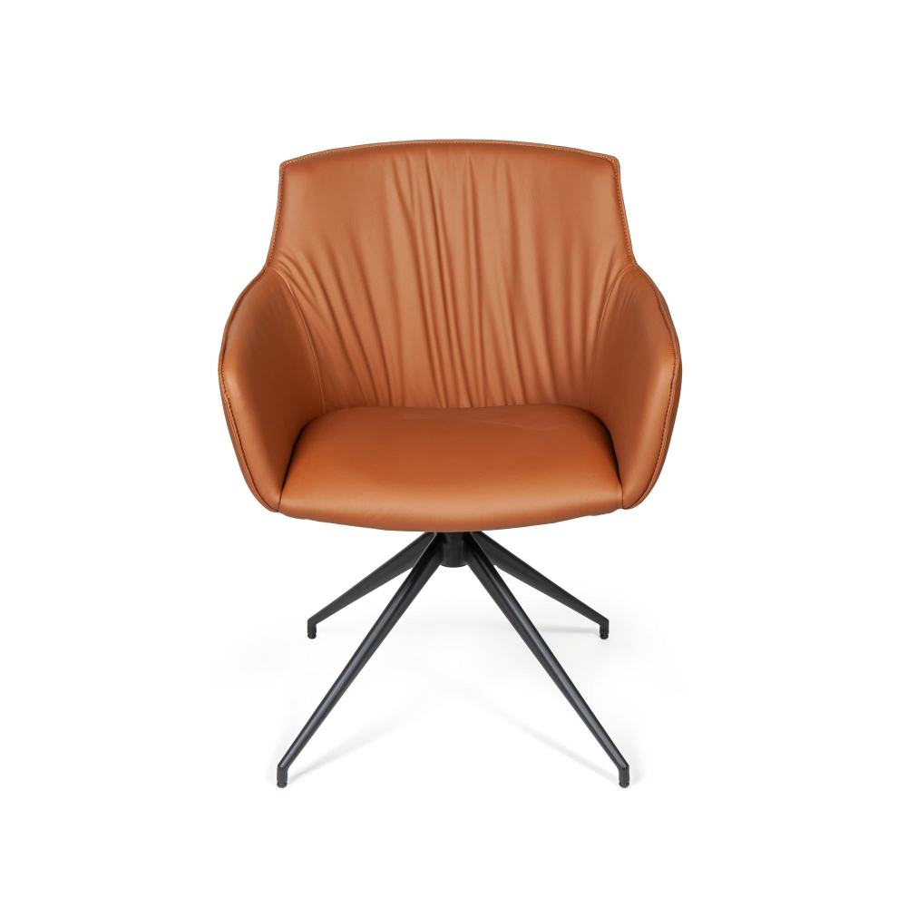 Полукресло Sofia, экокожа soft-touch, терракот