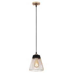 Светильник подвесной (подвес) Rivoli Helma 9067-201 1 х E27 60 Вт модерн | Модерн