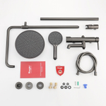 Душевая система Raglo R20.24.09, графит