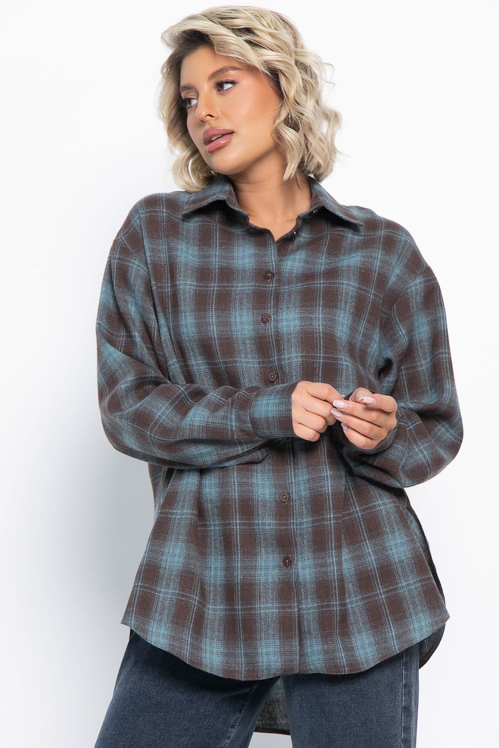 Рубашка Дэлли (шоколад) Б15108-7М LT Collection