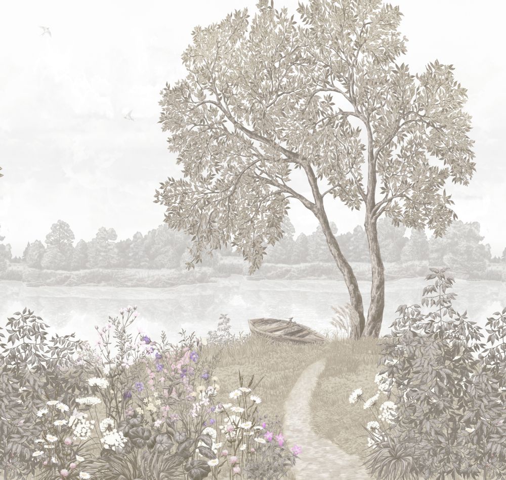 Пейзаж Берег Лоймины панно