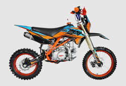 Питбайк KAYO EVOLUTION YX125EM 17/14 KRZ (механ. сцепл., эл. стартер 2022 г.)