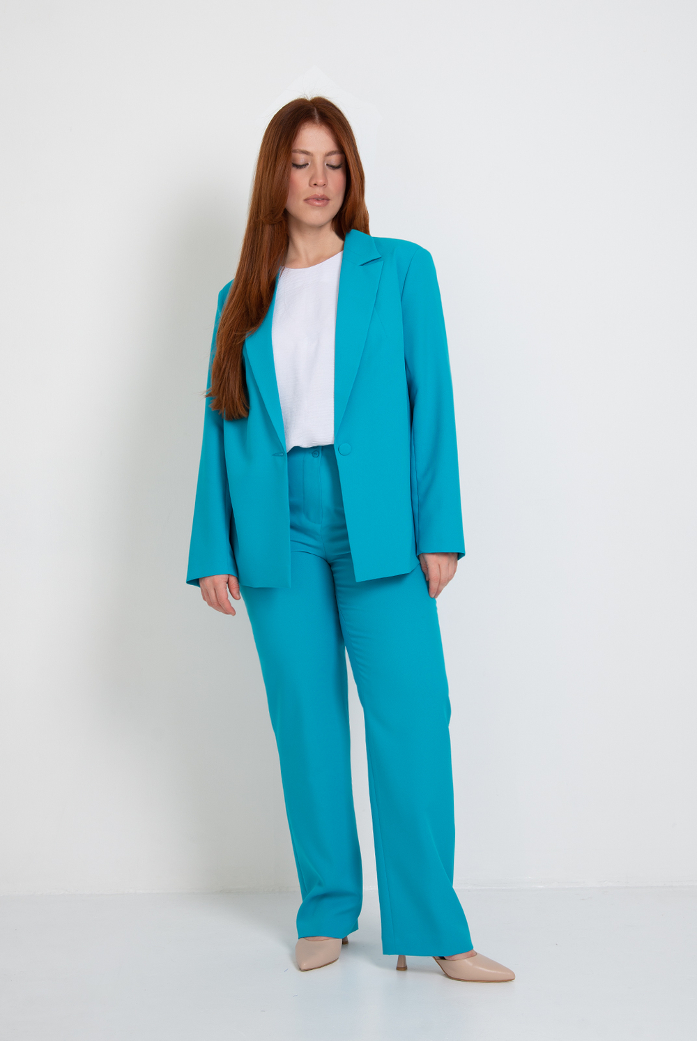 Жакет женский 4548зпа, бирюза #513Бир044548зпа