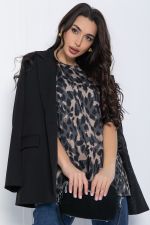 Блуза Стефано (коричневая) Б12596-20 LT Collection