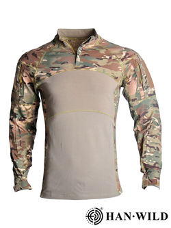 Боевая рубашка HAN WILD реплика Massif Combat Shirt. Мультикам