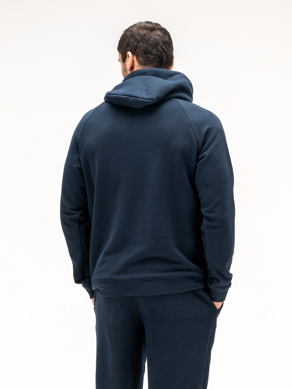 Костюм мужской спортивный (без начеса) Темно синий