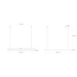 Светильник LED ЭРА Geometria SPO-115-B-40K-036 Block 36Вт 4000K 3200Лм IP40 1200*100*40 черный подвесной драйвер внутри | Декоративные светильники Geometria