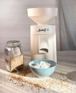 Мукомолка Mockmill MM100 электрическая мини мельница с каменными жерновами для помола зерна и производства цельнозерновой муки в домашних условиях