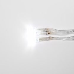 ULD-N1515-96-TTK WHITE IP44 Сетка светодиодная с эффектом мерцания. 1.5х1.5м. Соединяемая. 96 светодиодов. Белый свет. Провод прозрачный. TM Uniel