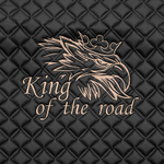 Ковры SCANIA 5 серии Р (автомат) (экокожа, черный, бежевый кант, бежевая вышивка)