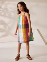 Сарафан для девочки Next AC6-220, Розовый, Зеленый