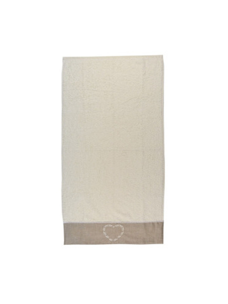 Полотенце "Гелсо" большое кремовое 90x140 см