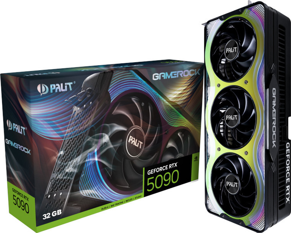 Видеокарта PCI-E Palit GeForce RTX 5090 GameRock (NE75090019R5-GB2020G)