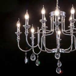 Citilux Рига CL437221 Люстра подвесная Хром