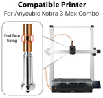 Набор для Anycubic Kobra 3 Max; термобарьер с соплом 0,4мм + сопла 0,4/0,6/0,8 мм + ключ для замены сопел