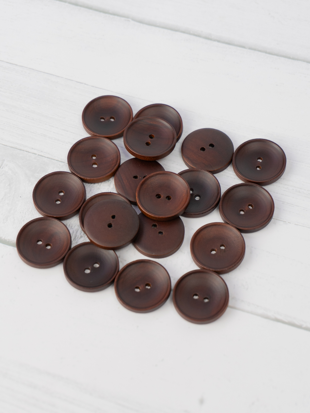 Пуговицы CONCEPT Button of Olive Wood, размер 28 мм, дерево оливы