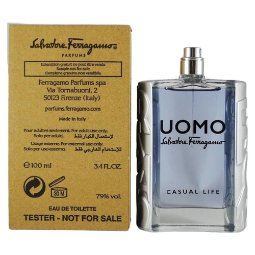 SALVATORE FERRAGAMO Uomo Casual Life edT 100ml men Tester