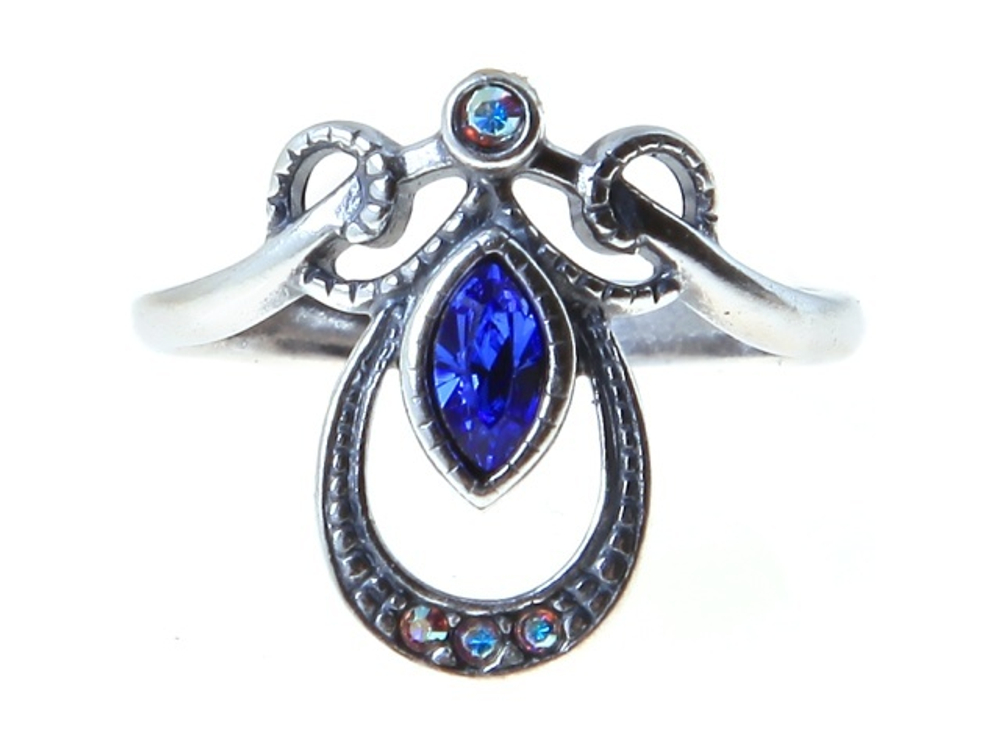 "Дувр" кольцо в серебряном покрытии из коллекции "Винтаж" от Jenavi