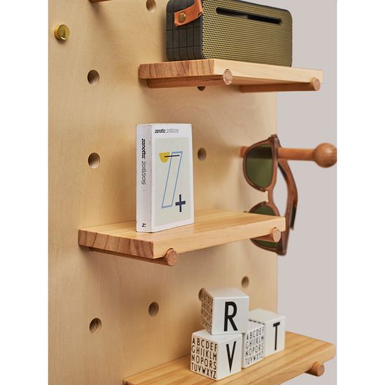 Пегборд shely, 38х80 см, светлое дерево