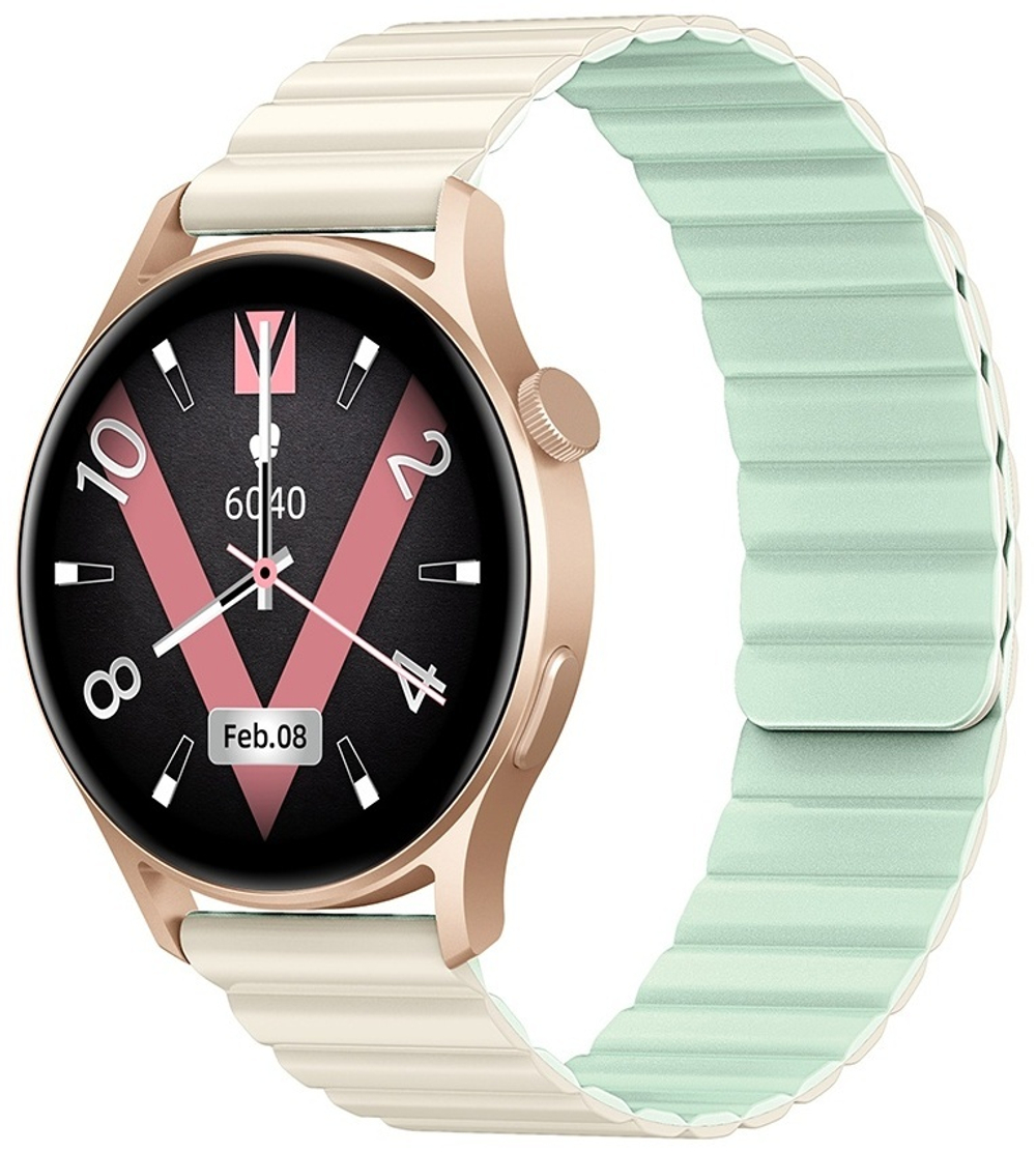 Смарт-часы Kieslect Lady Watch Lora 2 золотистый-белый