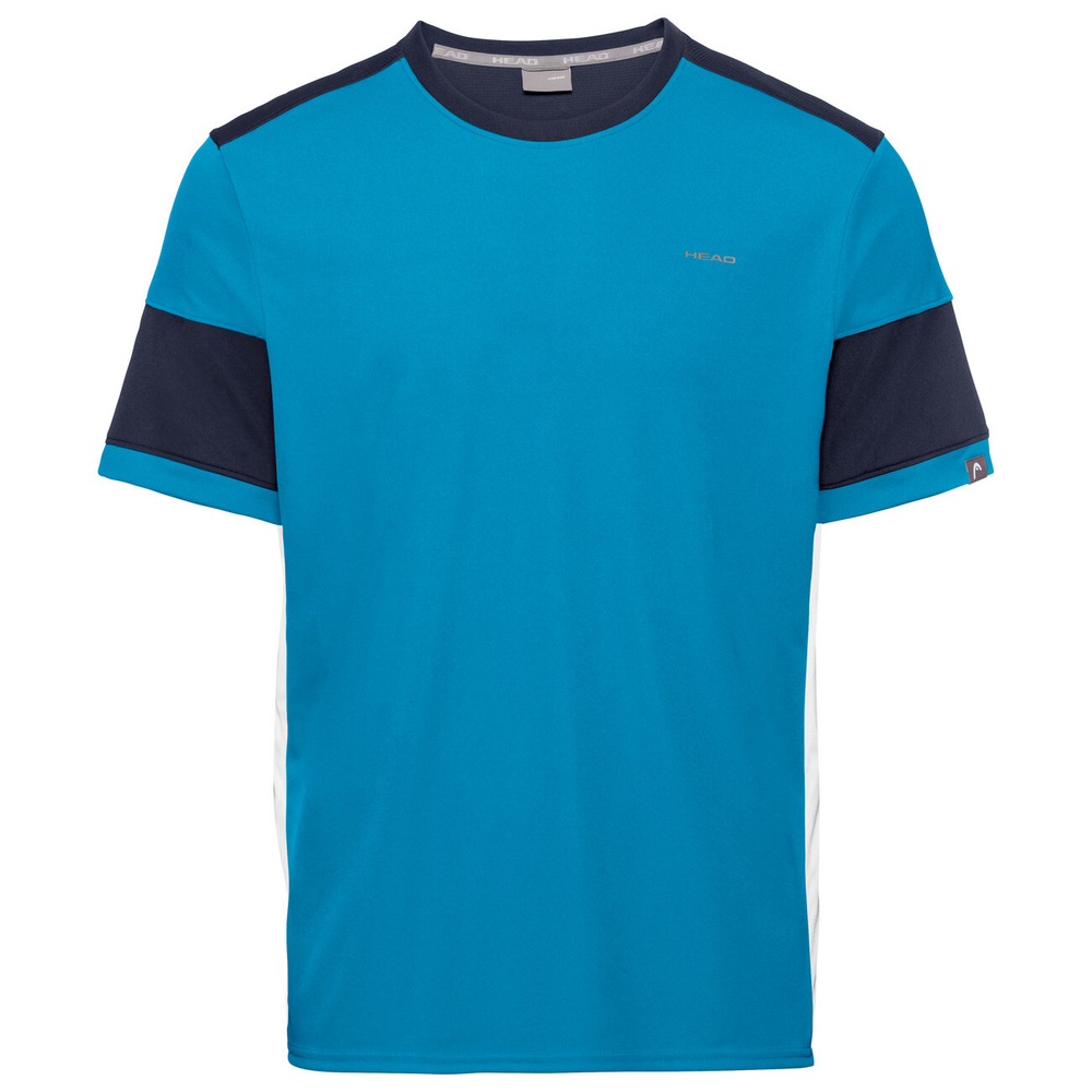 Футболка мужская теннисная Head Volley T-Shirt M - electric blue/dark blue