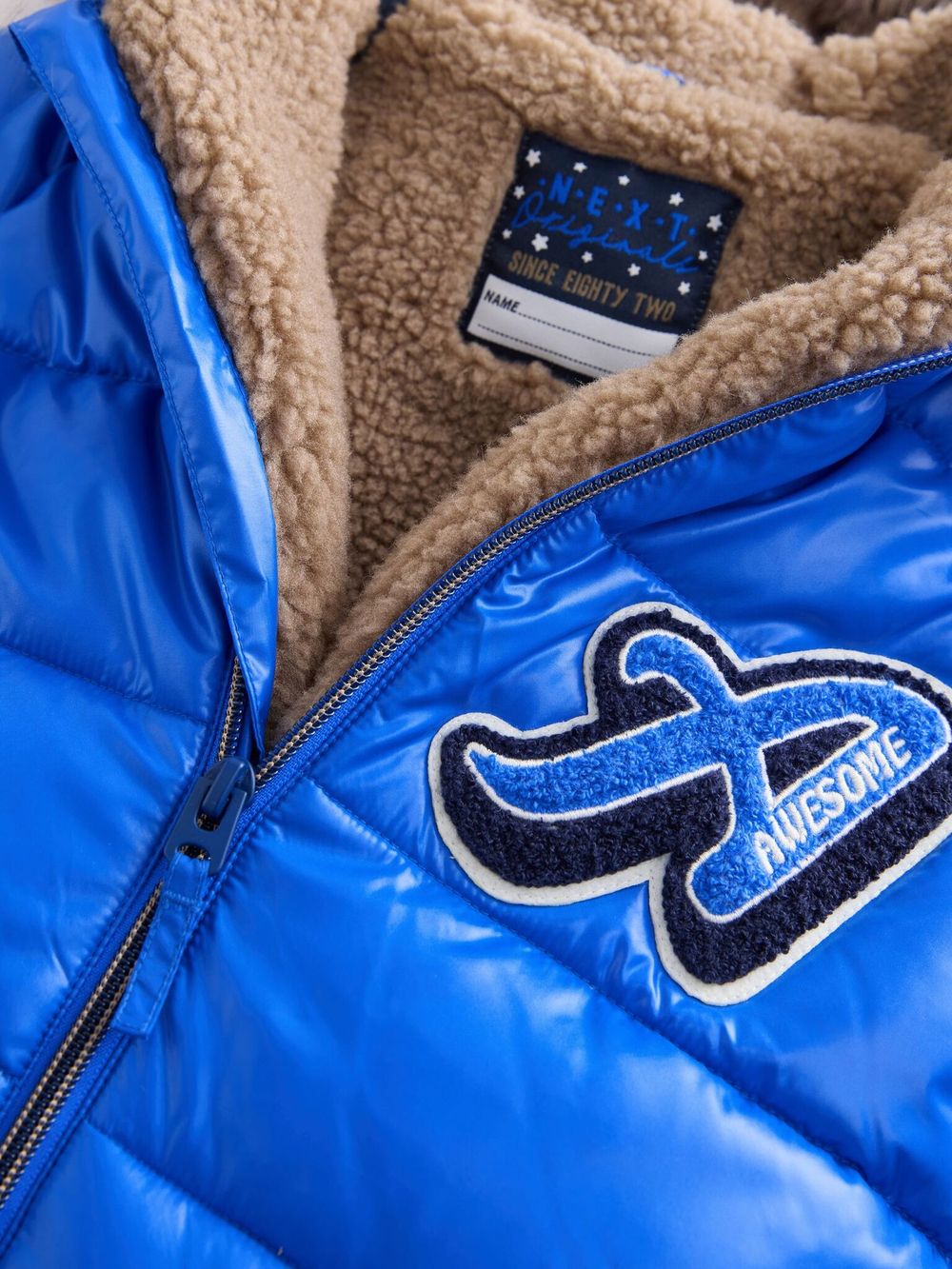 Комбинезон утепленный с капюшоном для мальчика Next Q78-742, Синий